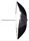 Parasol Shallow 85cm biay/transparentny